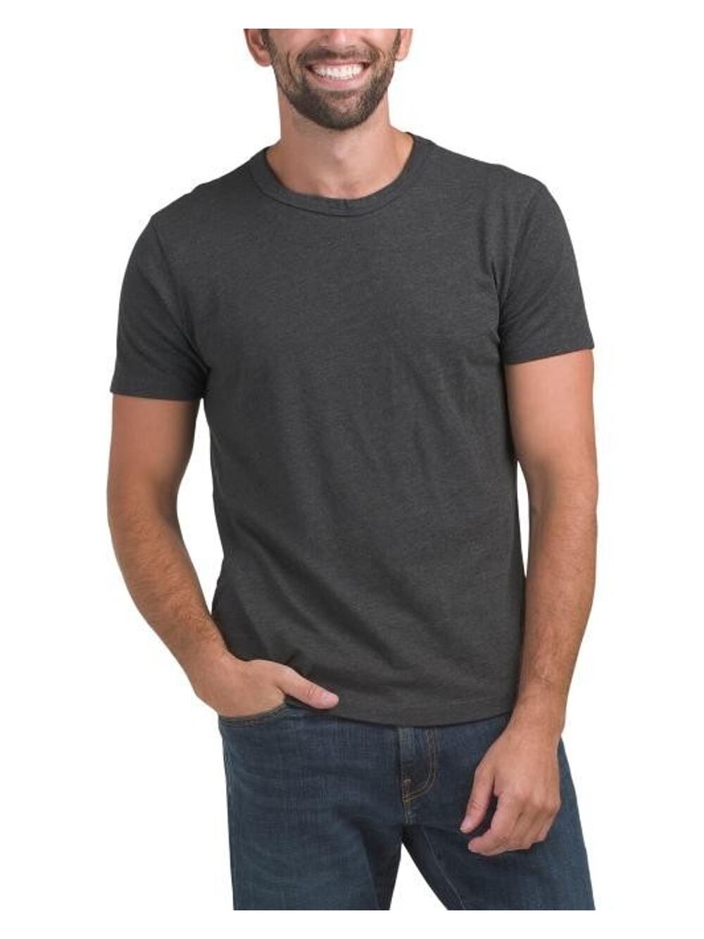 Buck Mason Men's Trail Traverse Curved Hem Tee Size Small Made in USA NWT